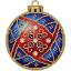 Bola de Navidad - Azul-Rojo
