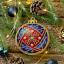 Bola de Navidad - Azul-Rojo