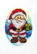 Papá Noel con un regalo