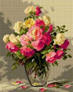 Roses in a Glass Vase (Adrienne Henczne Deak)