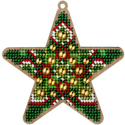 Adornos de Navidad - Estrella dorada