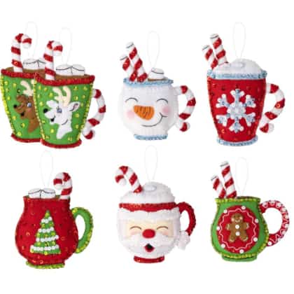 Kit de decoración de fieltro - Navidad acogedora