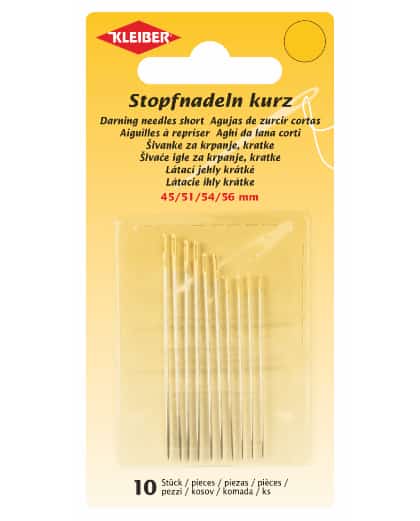 Agujas cortas para zurcir lana 45-51-54-56 mm