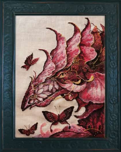 Dragón de flores