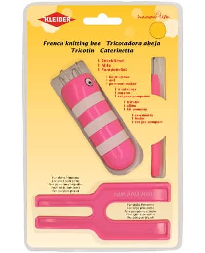Conjunto de tricotadora “Abeja” - Rosa