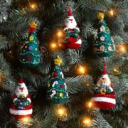 Kit de decoración de fieltro - Tesoros del árbol de Papá Noel