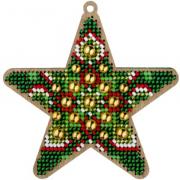 Adornos de Navidad - Estrella dorada