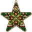 Adornos de Navidad - Estrella dorada