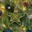 Adornos de Navidad - Estrella dorada