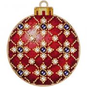 Bola de Navidad - Rojo/Blanco