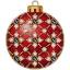 Bola de Navidad - Rojo/Blanco