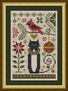 Cat And Cardinal Christmas