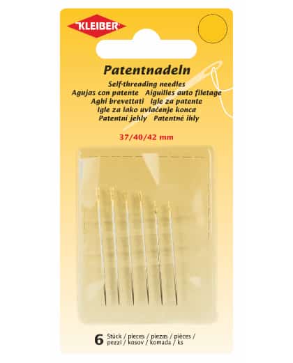 Agujas de enhebrado fácil 37-40-42 mm