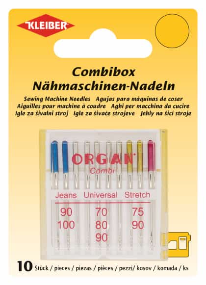 Agujas para máquina de coser en estuche Combibox