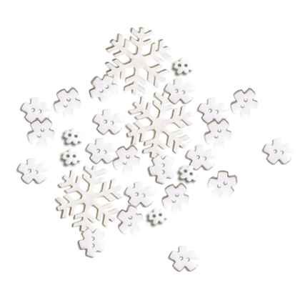 Button Basics - Snowflakes (10683)