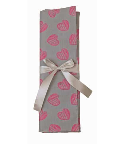 Estuche para tejer - Corazones