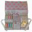 Estuche para agujas de crochet - Corazones