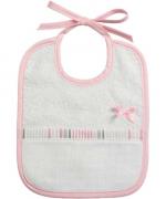 Babero rectangular de esponja - Baloon Tales - Rosa
