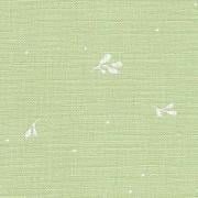 Lino Belfast 32ct - Hojas - Verde/Blanco