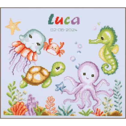 Sampler de nacimiento - Animales marinos