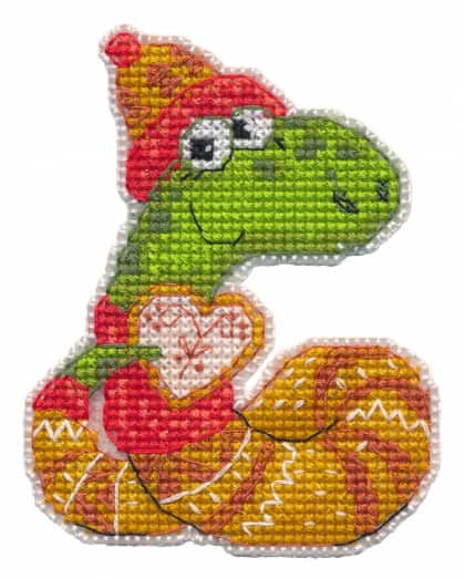 Snake with a heart - Imán