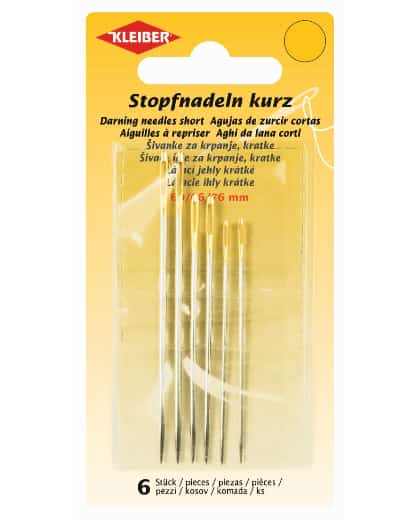 Agujas cortas para zurcir 60-66-76 mm