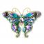 Broche - Mariposa violeta