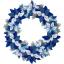 Winter Blue Poinsettia - Kit de guirnalda de fieltro