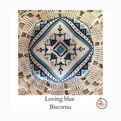 Loving Blue Biscornu