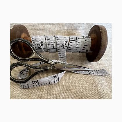 Memphis Blue Wash Measuring Twill Tape (1yd)