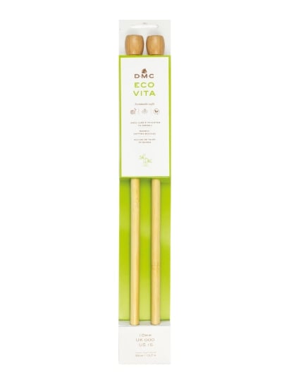 Eco Vita - Agujas de bambú - 12 mm