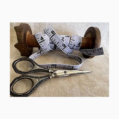 Memphis Blues Measuring Tape Twill (1yd)