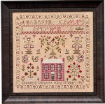 Elizabeth Cheavins 1869 Sampler & Pinwheel
