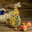 Conejo de Pascua con flores