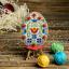Huevo de Pascua floreado