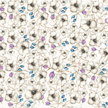 Blossoms and Birdies - Creamy White Blender