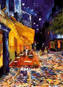 Terraza de café por la noche (Arlés) (Vincent van Gogh)
