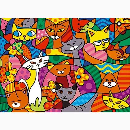 Gatos en color