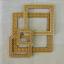 Bastidor de bordado con imanes PM-019 Roble - 19x19