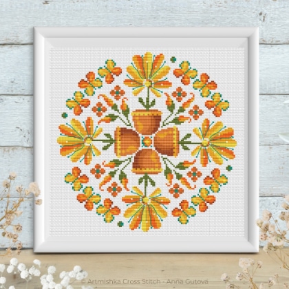 Sun in a pot - Mandala