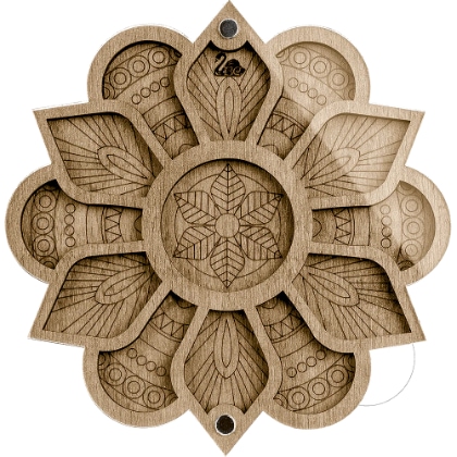 Caja organizadora de cuentas – Mandala