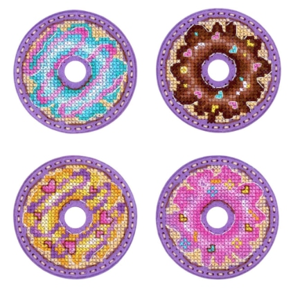 Donuts badges - Imanes (4)