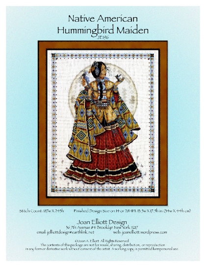 Native American Hummingbird Maiden