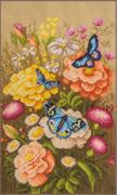 Jardín de mariposas místico