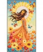 Chica con el sol