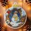 Adornos de Navidad - Muñeco de nieve con sombrero