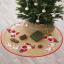 Base para árbol Papá Noel y los gansos