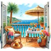 Paradise Window Magnet