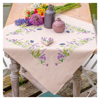 Mesa de centro - Esplendor del jardín púrpura