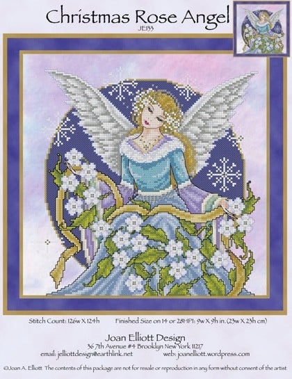 Christmas Rose Angel - PDF